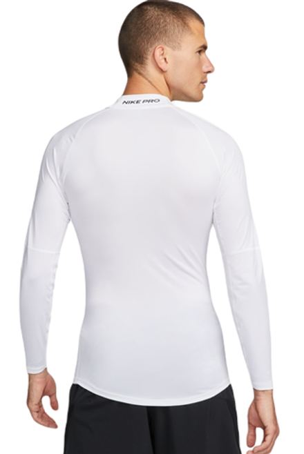 Термобелье Nike Pro Dri-FIT Fitness Mock-Neck Long-Sleeve - white/black - White