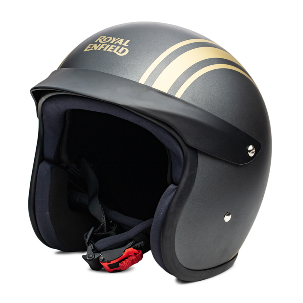 Шлем открытый Royal Enfield JET OF HELMET(P) RVP STRIPE