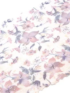 05-143 Вышивка на неэл. сетке 22 см, телесный