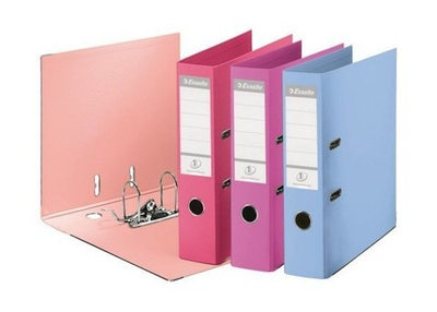 Регистратор 50мм Esselte №1 Solea /смен.инф.ок./ персиковый 231044