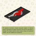 Нашивка на одежду, патч, шеврон на липучке "Руки-пистолеты" 8,2х4,3 см