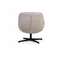 Крутящееся кресло Mateo, светло-серое букле