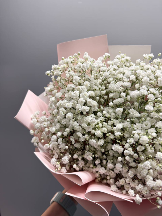 Букет из белой гипсофилы (5 шт)