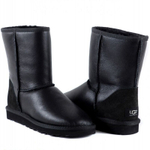 Угги Classic Short Metallic Black