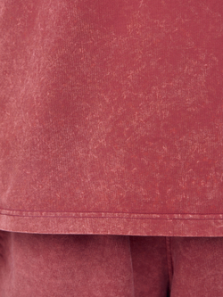 Футболка garment dyed (бордовый)