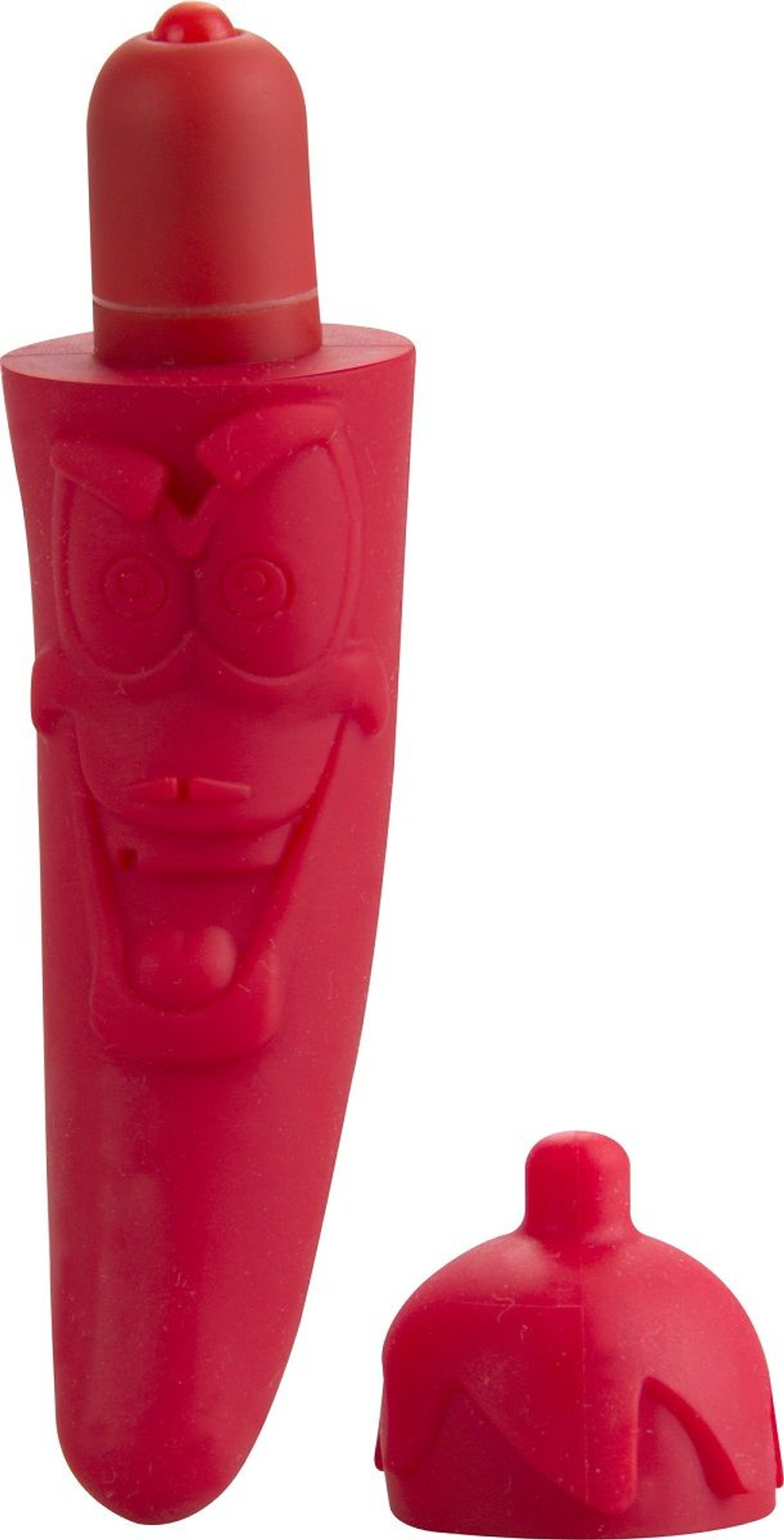 Красный мини-вибратор в виде перчика Red Hot Pepper (Цвет: красный)