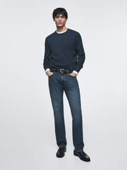 Massimo Dutti Джинсы зауженного кроя, темно-синий