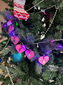 Новогодняя гирлянда своими руками "Новогодний венок"