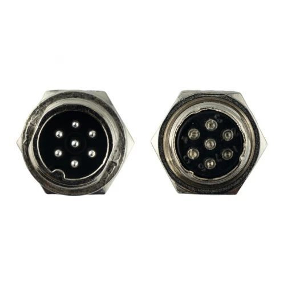 Авиационный разъем GX12 7Pin (штекер+гнездо)