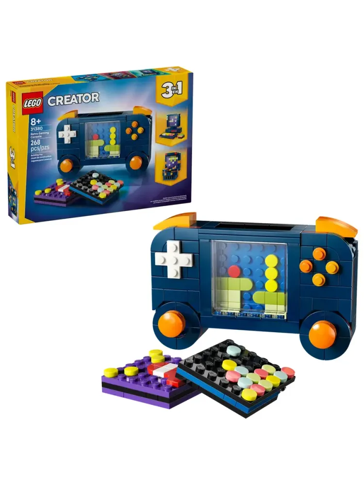 Конструктор Creator 31380 Ретро Игровая консоль 3в1