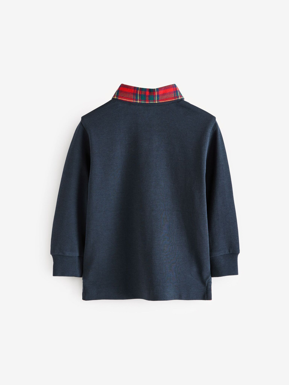 Поло с длинным рукавом для мальчика Next B26-460, Темно-синий