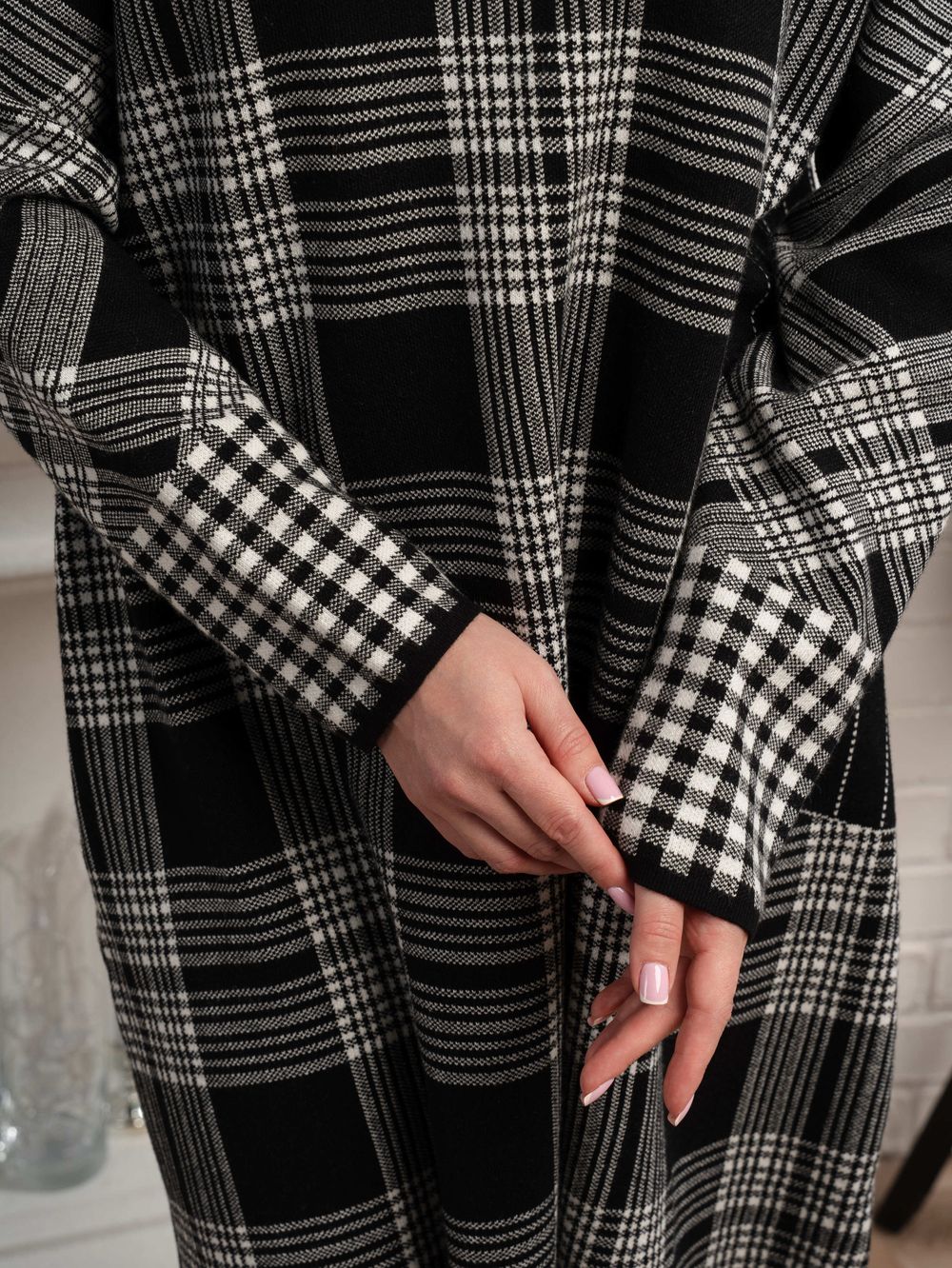 Платье Добринка (черно-белое) П15106-18М LT Collection