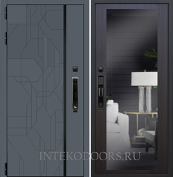 Верона Графит с зеркалом F55