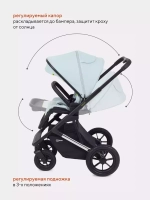 Коляска детская "AXIOM" (2в1) RA093 Light blue