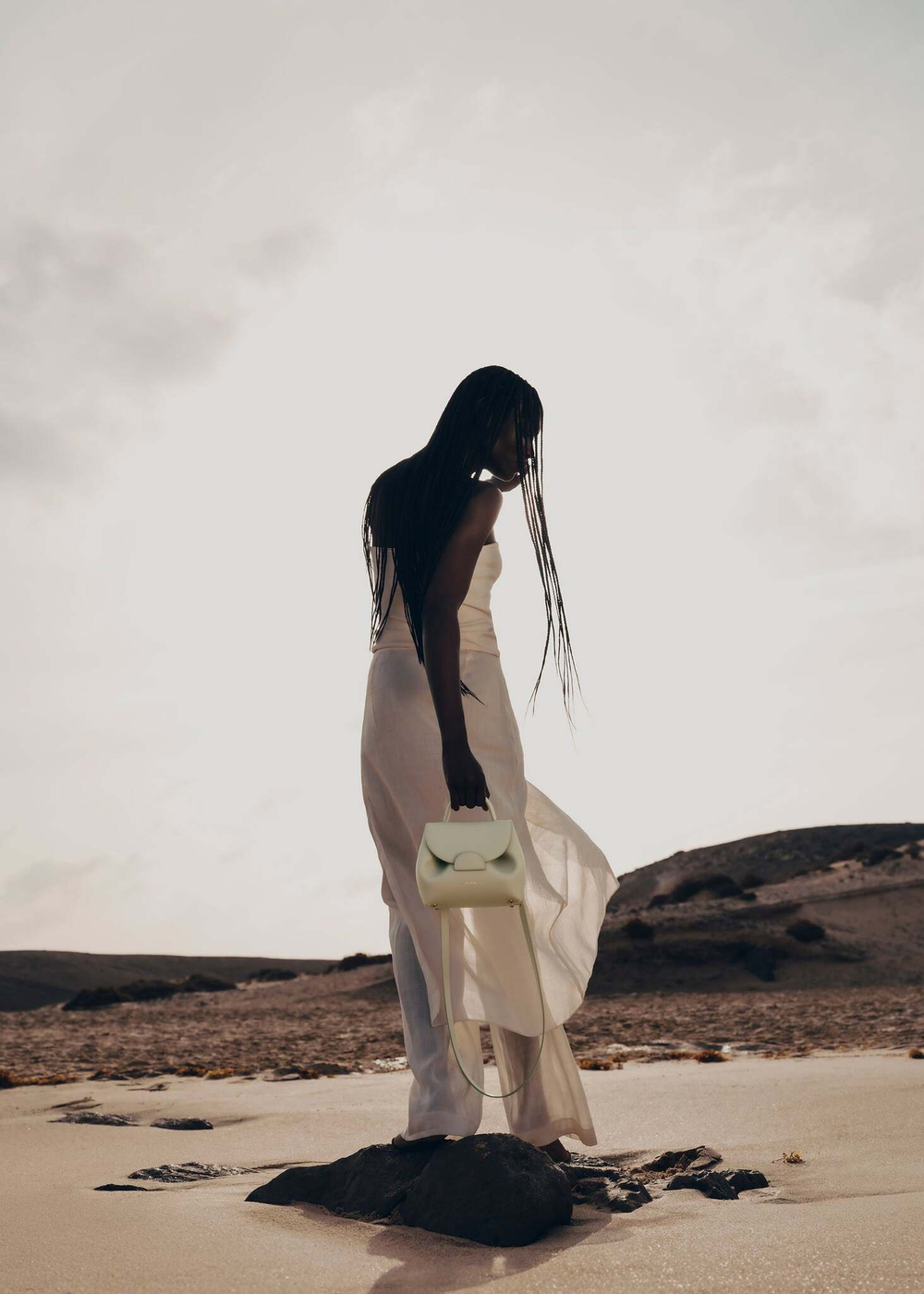 Сумка Polene Numéro Un Nano EDITION ALOE LISSE