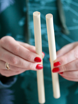 Набор круглых палочек из пробковой сосны 12 х 12 х 250 мм (2 шт)