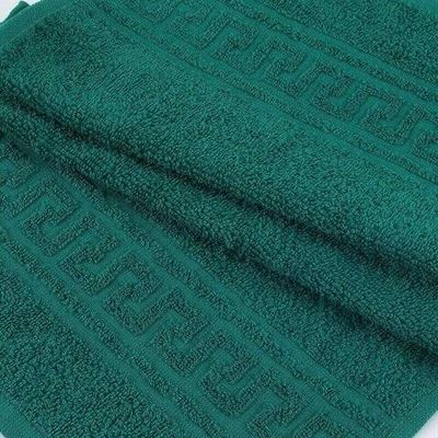 Полотенце махровое Бухара 380г/м2 темно зеленый