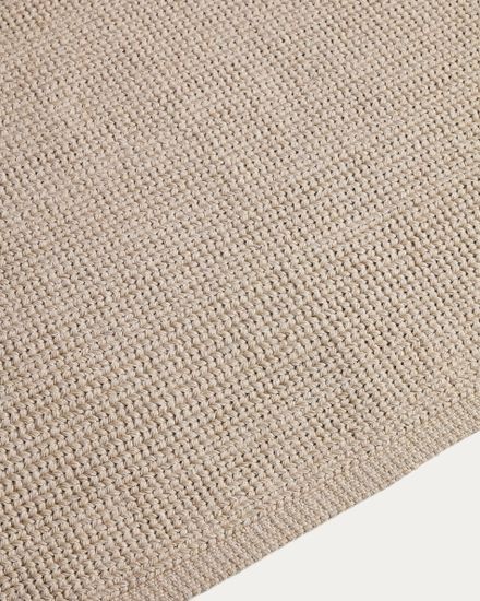 Ковер Turiane из синтетического волокна цвета экрю, 160 x 230 см