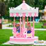 Детский аттракцион 4kids Карусель «Розовая мечта» c электроприводом