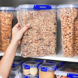 Контейнер для хлопьев 4.2л Sistema Klip It синий
