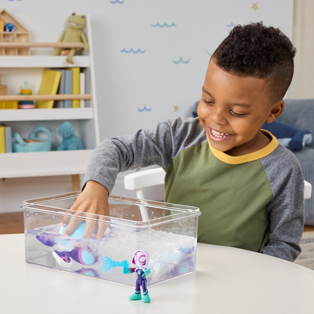 Hasbro Spidey and the Super Buddies - GHOST YELLOW подводная лодка Water-Webs G1466