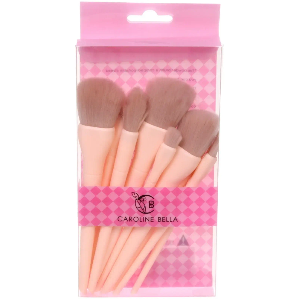 Кисти для макияжа 10шт «ДИ МАРКО», цвет пудровый, 11*19/17см