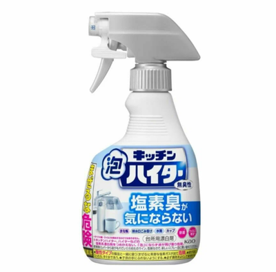Спрей-пенка для кухни дезинфицирующий с отбеливающим эффектом БЕЗ ЗАПАХА 400 мл Kao Haiter Kitchen Foam Type Handy Spray