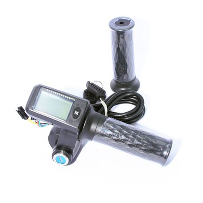 Ручка газа с дисплеем и замком зажигания 48v - 60v для электровелосипеда