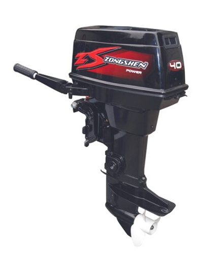 2х-тактный лодочный мотор ZONGSHEN T40BMS (руль+пульт)