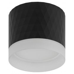 Светильник настенно-потолочный спот ЭРА OL37 BK под GX53 IP20 черный