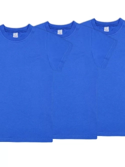Футболка однотонная. Детская .Взрослая.Набор 3 шт