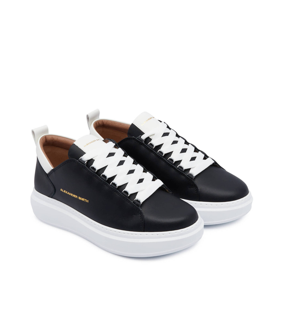 Кожаные кроссовки wembley Alexander Smith - черный(ASAZWYM2263)