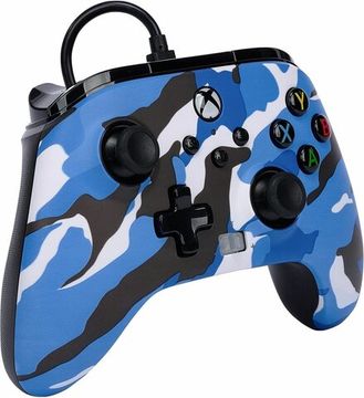 Геймпад проводной PowerA Enhanced Wired Controller Blue Camo (1525941-01)