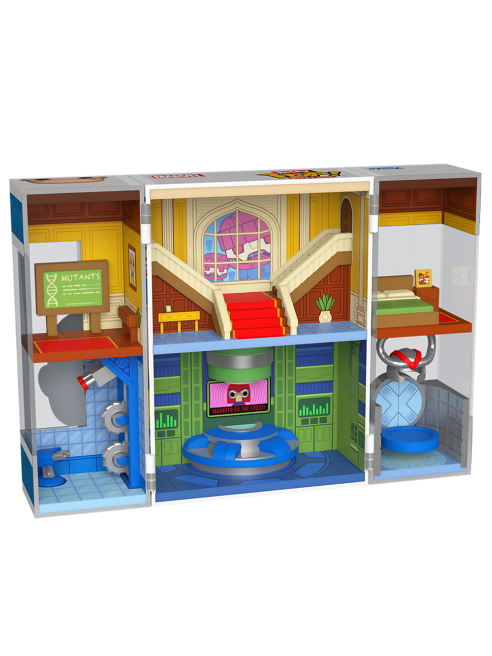 Набор Funko Bitty POP! Bitty Box Marvel X-Men The X-Mansion+2 Bitty POP! Professor X+Wolverine 91389