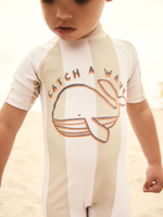 Костюм плавательный слитный для мальчика Next E22-303, Бежевый