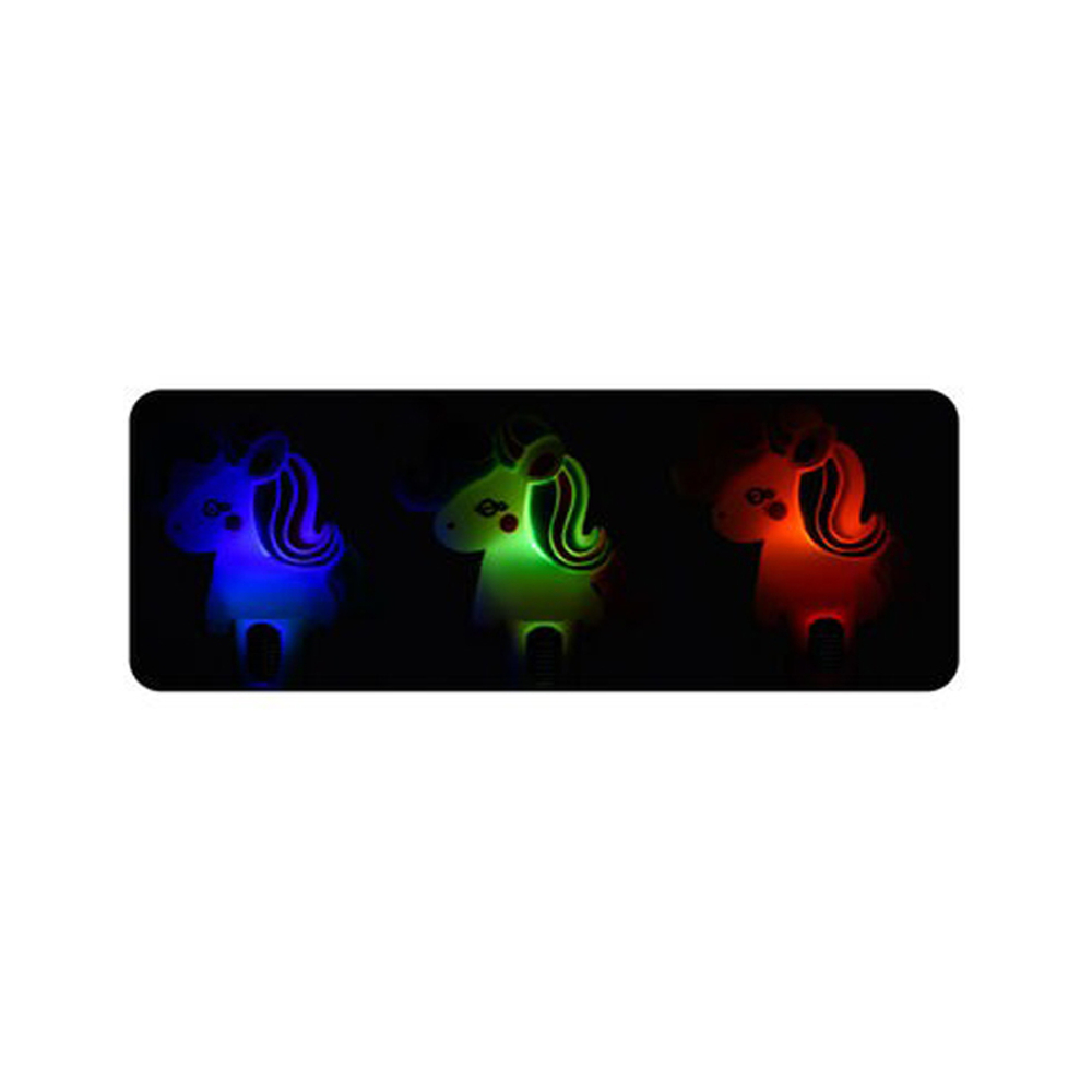 Ручка шариковая, Basir, синие чернила, серия "Единорог", с резиновой фигуркой и фонариком, 36 шт