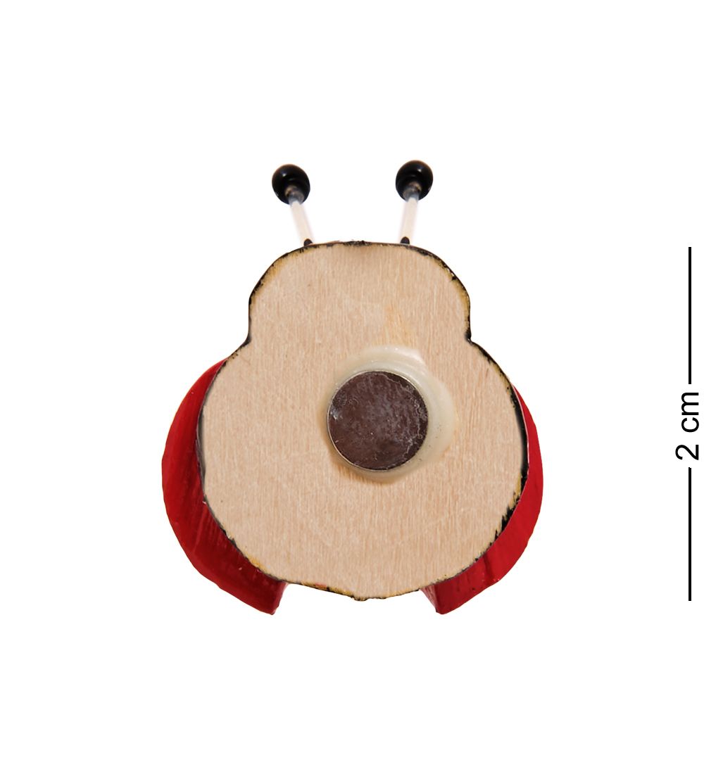 БК-12 Магнит «Божья коровка с крыльями» 20мм