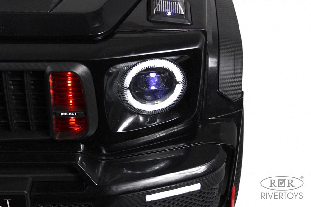 Детский электромобиль RiverToys Z888ZZ BLACK/черный