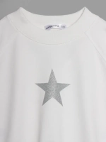 Свитшот для девочки осенний с завязками