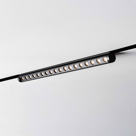Магнитный трековый светильник MKL-104-18W3K-B Черный 357x22x67, 48V, 18W 1260 lm 3000 К 36°, LED Osram, CRI>90