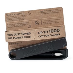 Палочка для макияжа многоразовая LastSwab в чёрном кейсе