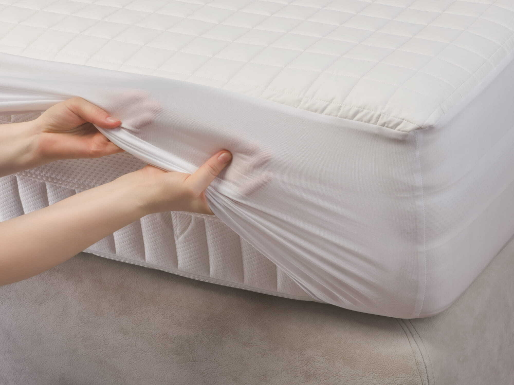 Наматрасник непромокаемый на резинке 160х200х40 German Grass Mattress Cotton Drysoft белый