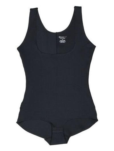 Утягивающее боди со швом на спинке (Размер: M) (Цвет: черный)