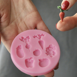 Набор силиконовых молдов  "Фрукты и Овощи", (2 шт)