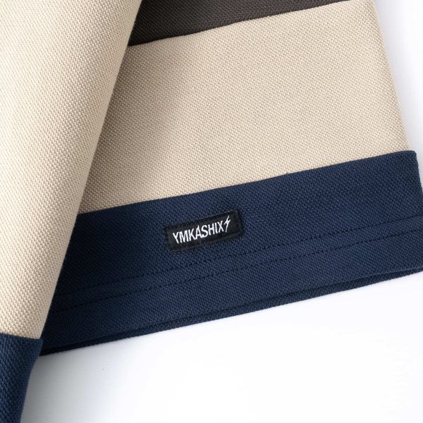 Поло серое / темно-синее - фото 7