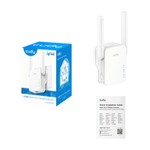 Cudy RE300 1.0 Усилитель сигнала Wi-Fi N300 с поддержкой Mesh, 2,4 ГГц, до 300 Мбит/с, 1x100 Мбит/с, 2 антенны, белый