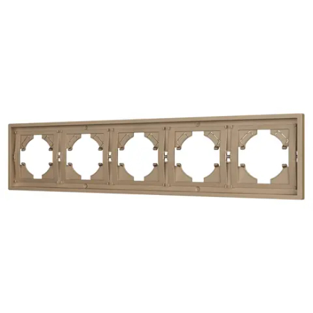 Рамка пластиковая FRM-TENDO-PL-5-GD (Arlight, -) 053854