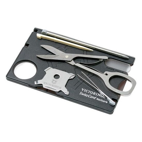 Швейцарская карта Victorinox Мод. Nailcare Black - 13 функций