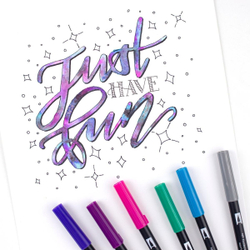 Набор Tombow AB-T Dual Brush 6 Galaxy