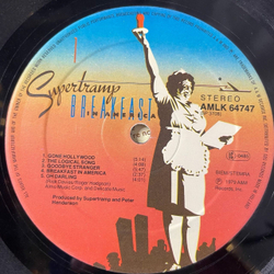 Винтажная виниловая пластинка LP Supertramp Breakfast In America (Holland 1979) Gone Hollywood